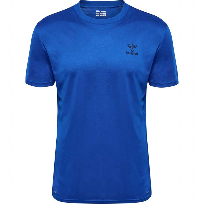 Hummel Active Pl Jersey S/S T-shirts Herren Blau | 816687-092