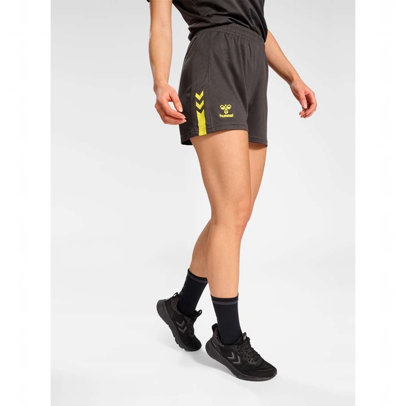 Hummel Active Pl Kurze Hose Damen Schwarz | 860944-281