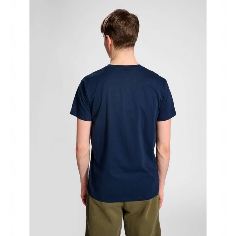 Hummel Active Stripe Co S/S T-shirts Herren Navy | 939550-575