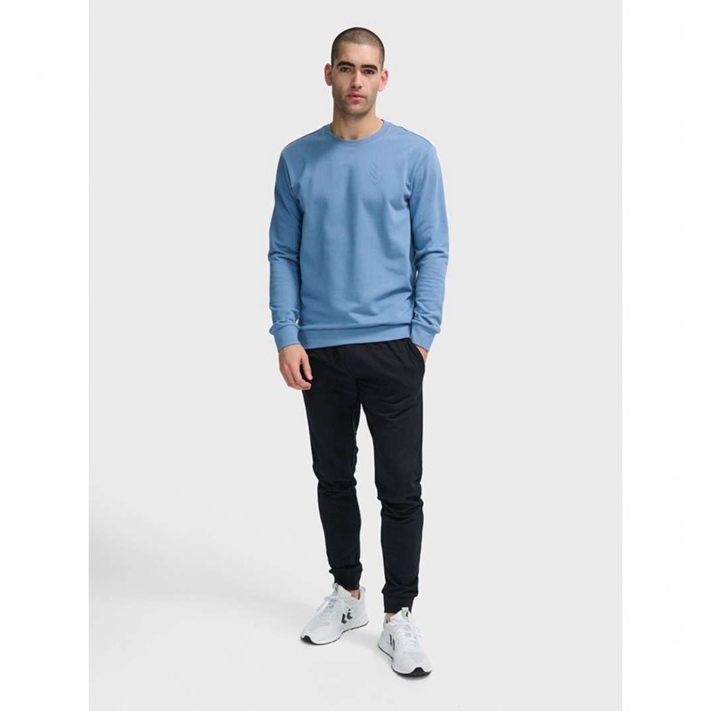 Hummel Active Sweatshirt Herren Blau | 323200-964