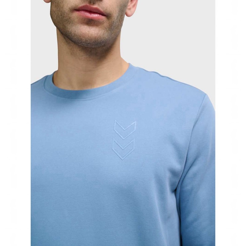 Hummel Active Sweatshirt Herren Blau | 323200-964