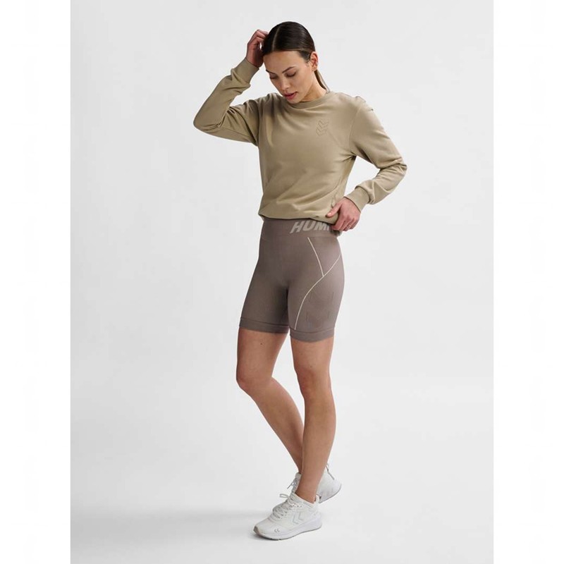 Hummel Active Sweatshirts Damen Beige | 388020-107