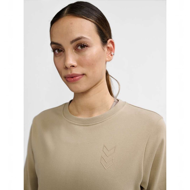 Hummel Active Sweatshirts Damen Beige | 388020-107