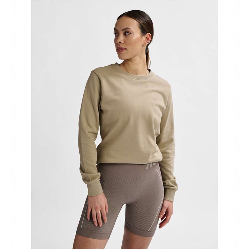 Hummel Active Sweatshirts Damen Beige | 388020-107