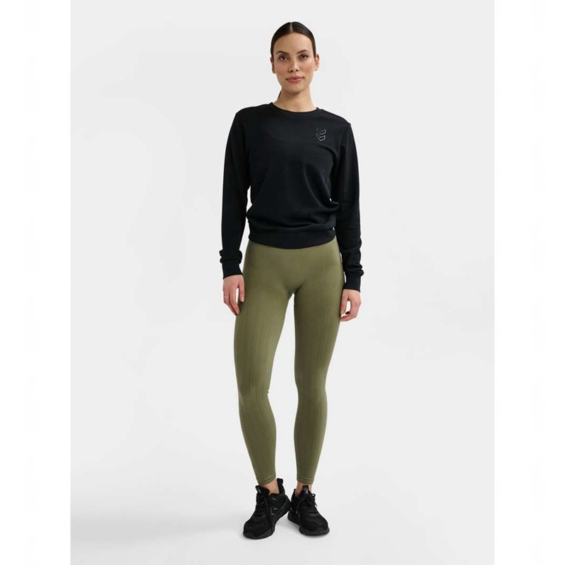 Hummel Active Sweatshirts Damen Schwarz | 428090-163