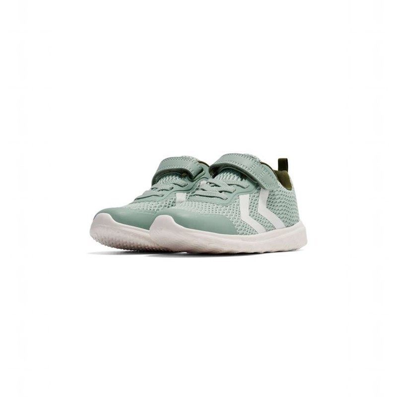 Hummel Actus Recycled Jr Sneakers Kinder Olivgrün | 176247-795