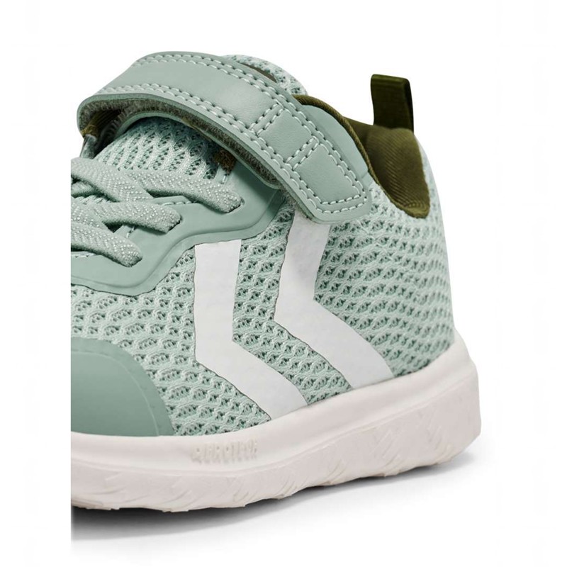 Hummel Actus Recycled Jr Sneakers Kinder Olivgrün | 176247-795