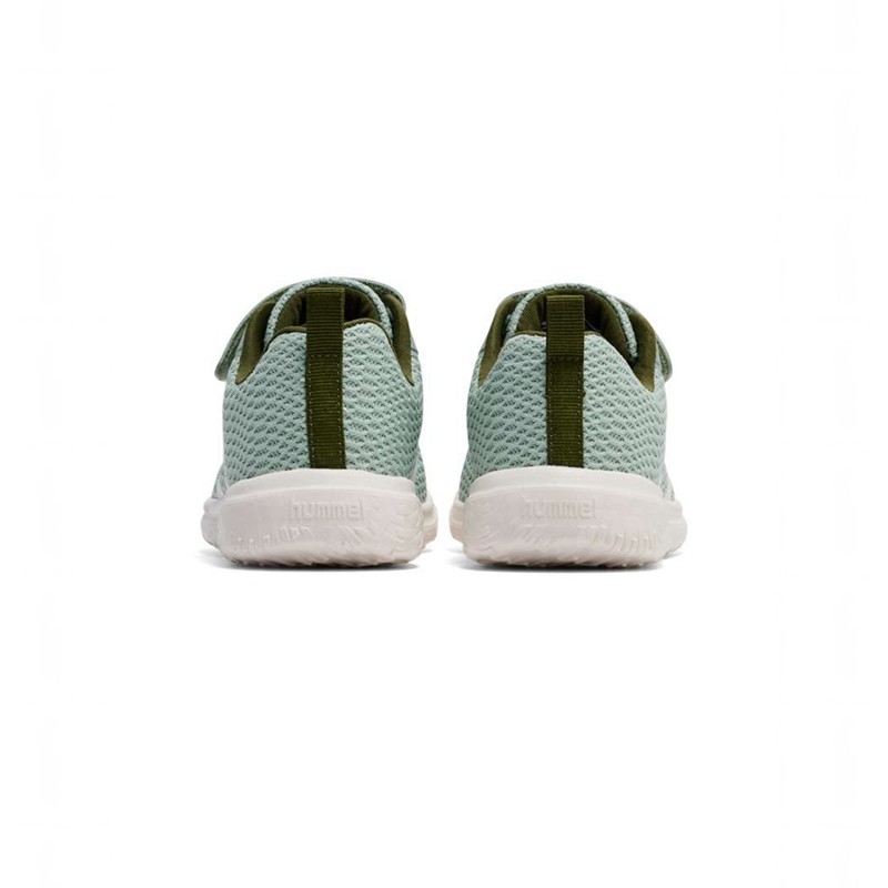 Hummel Actus Recycled Jr Sneakers Kinder Olivgrün | 176247-795