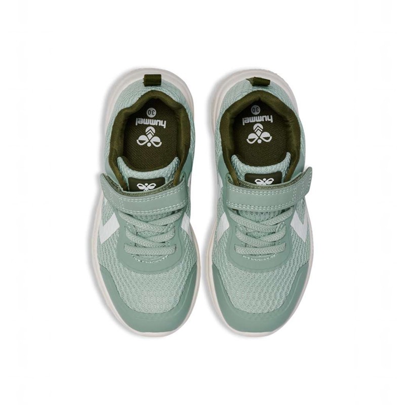 Hummel Actus Recycled Jr Sneakers Kinder Olivgrün | 176247-795