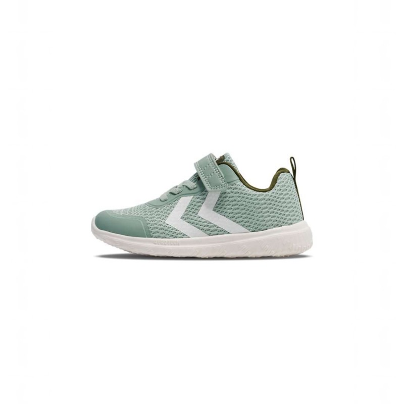 Hummel Actus Recycled Jr Sneakers Kinder Olivgrün | 176247-795