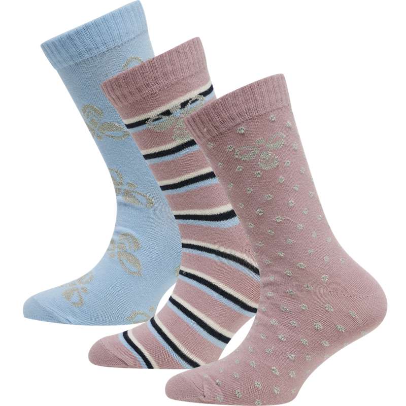Hummel Alfie 3-pack Socken Kinder Rosa | 524235-592