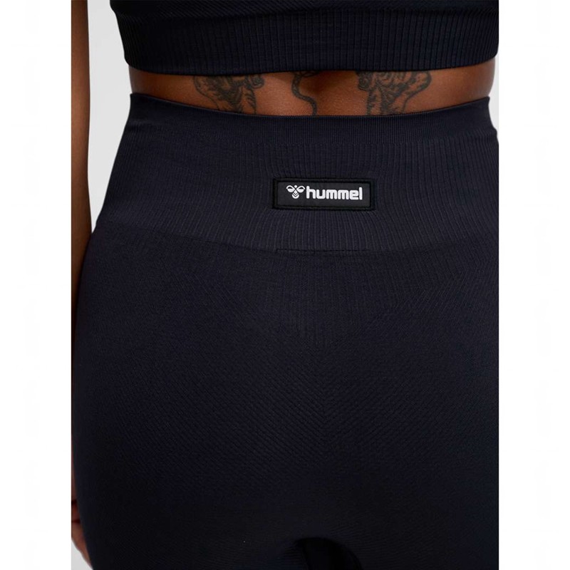 Hummel Alive Seamless High Waist Kurze Hose Damen Schwarz | 428896-958