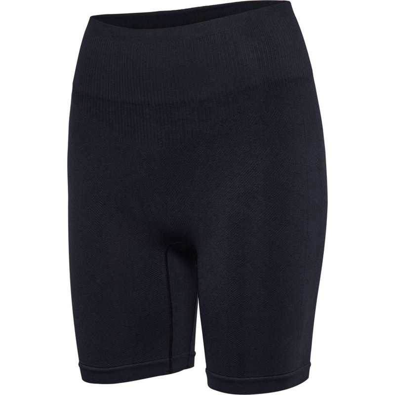 Hummel Alive Seamless High Waist Kurze Hose Damen Schwarz | 428896-958
