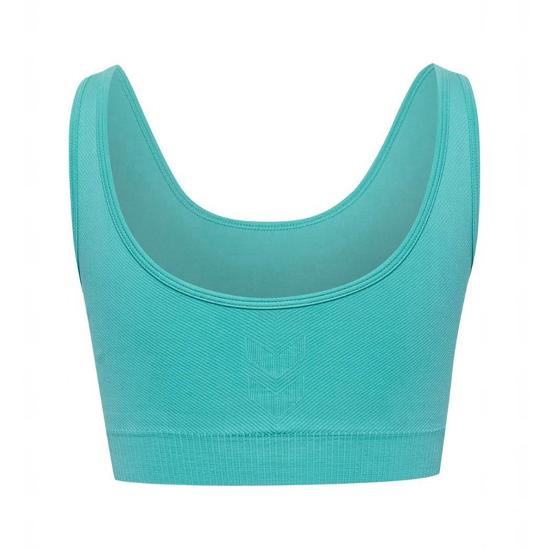 Hummel Alive Seamless Sport BH Damen Blau | 159246-232