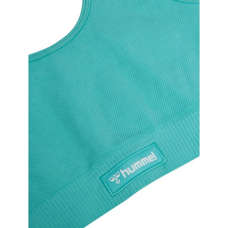 Hummel Alive Seamless Sport BH Damen Blau | 159246-232
