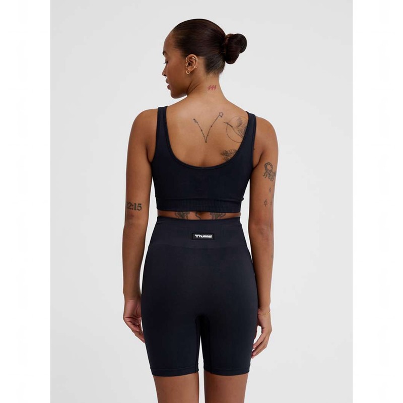 Hummel Alive Seamless Sport BH Damen Schwarz | 884063-971