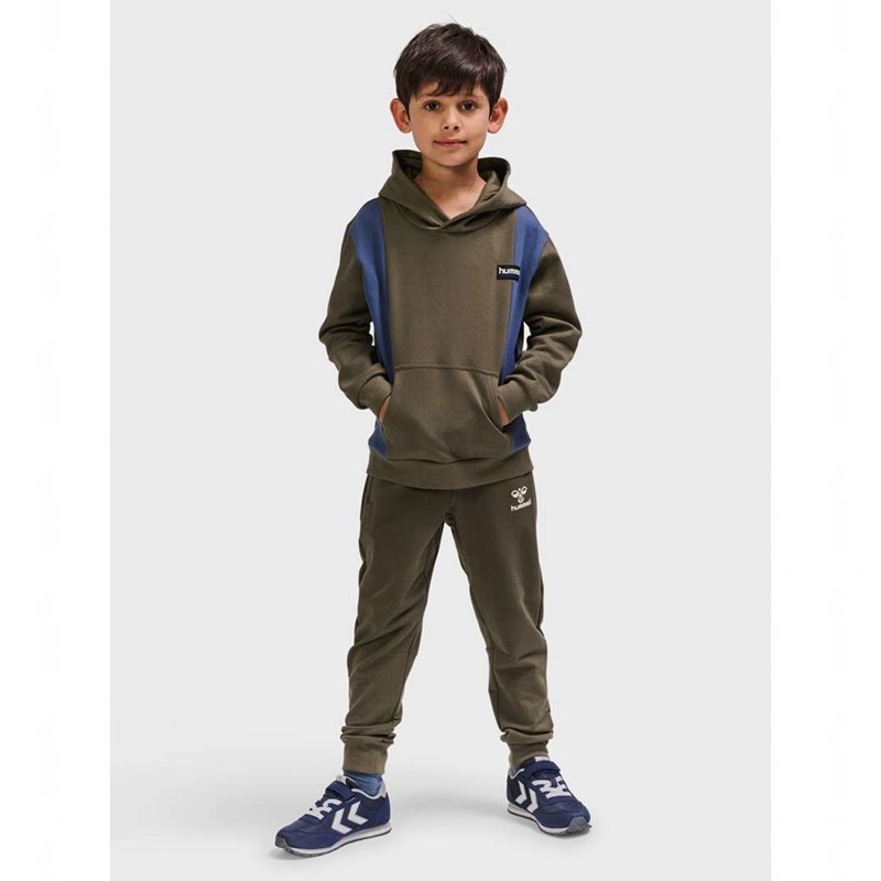 Hummel Allton Hoodie Kinder Braun | 730977-679