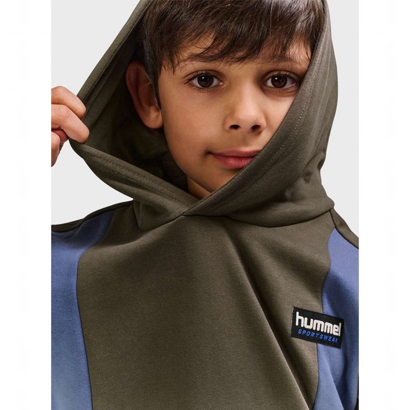 Hummel Allton Hoodie Kinder Braun | 730977-679