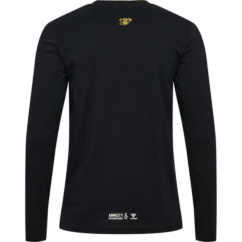 Hummel Amnesty L/S T-shirts Herren Schwarz | 687595-590