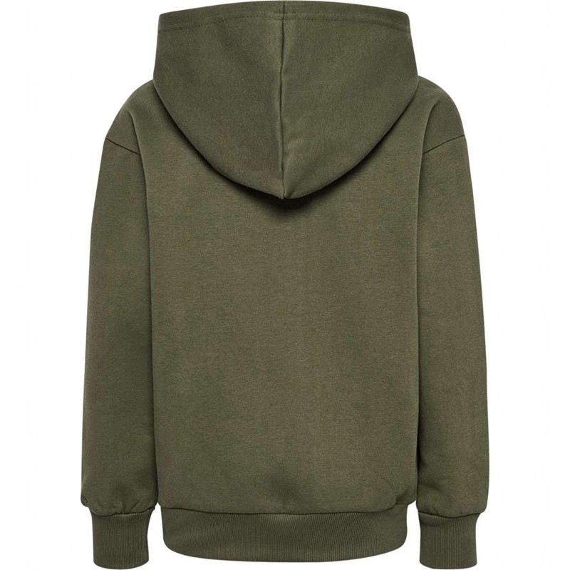 Hummel Archie Hoodie Kinder Olivgrün | 401014-563