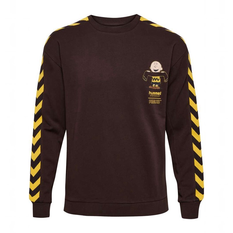 Hummel Archive Peanuts Sweatshirt Herren Schokolade | 020604-281