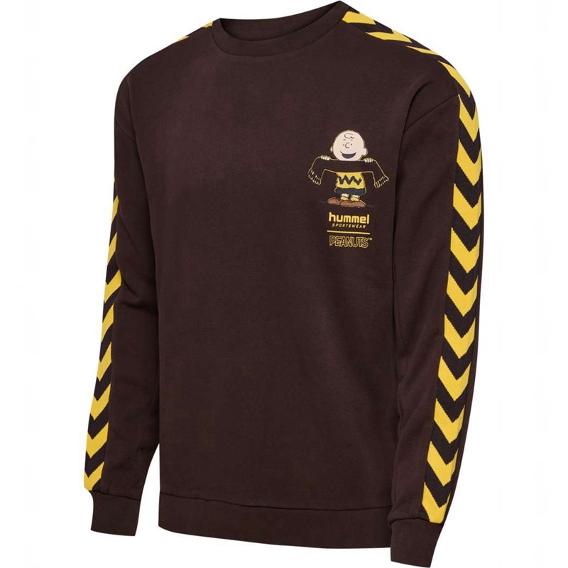 Hummel Archive Peanuts Sweatshirt Herren Schokolade | 020604-281
