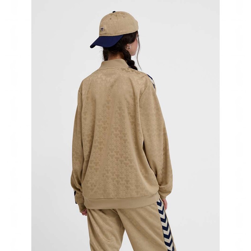 Hummel Archive Regular Poly Aop Jacken Damen Gold | 693434-631