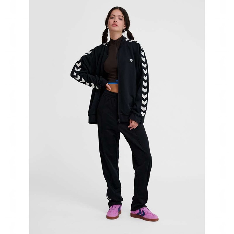 Hummel Archive Regular Poly Zip Jacken Damen Schwarz | 629042-439