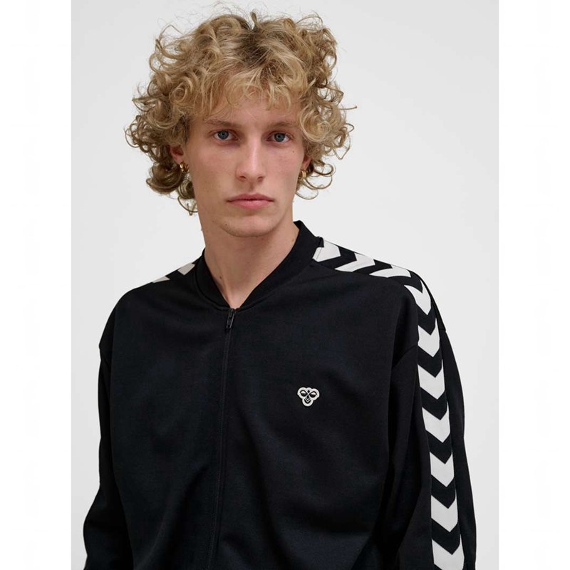 Hummel Archive Regular Poly Zip Jacken Herren Schwarz | 263903-844