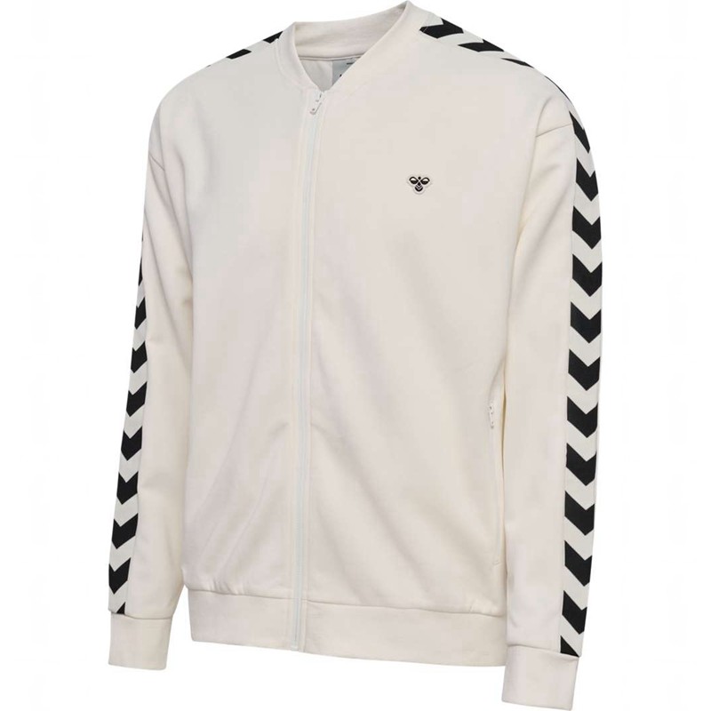 Hummel Archive Regular Poly Zip Sport BH Damen Weiß | 209646-052