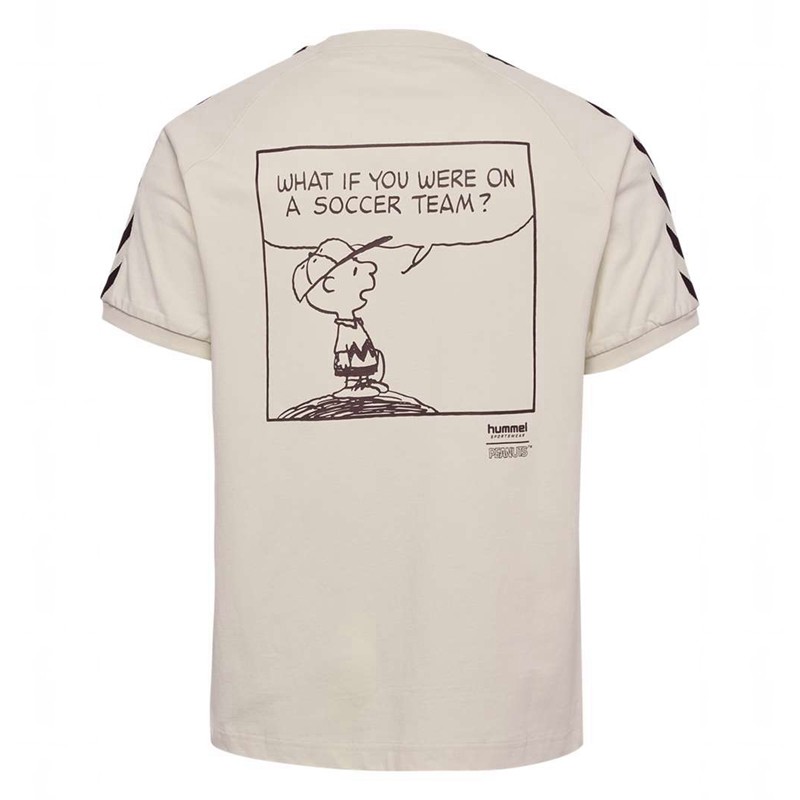 Hummel Archive S/S Peanuts T-shirts Herren Beige | 510888-514