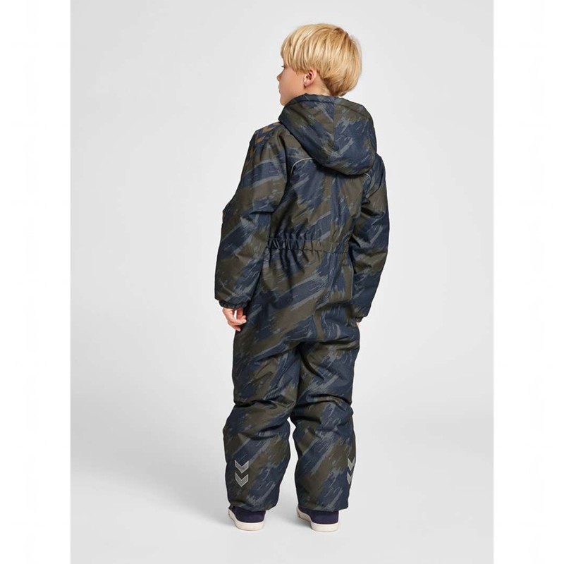 Hummel Artic Tex Snow Hoodie Kinder Olivgrün | 167551-429