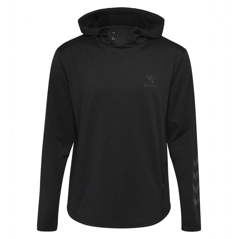 Hummel Aston Hoodie Herren Schwarz | 709497-987