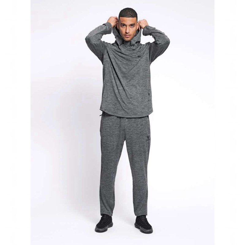 Hummel Aston Tapered Hose Herren Grau | 579513-789