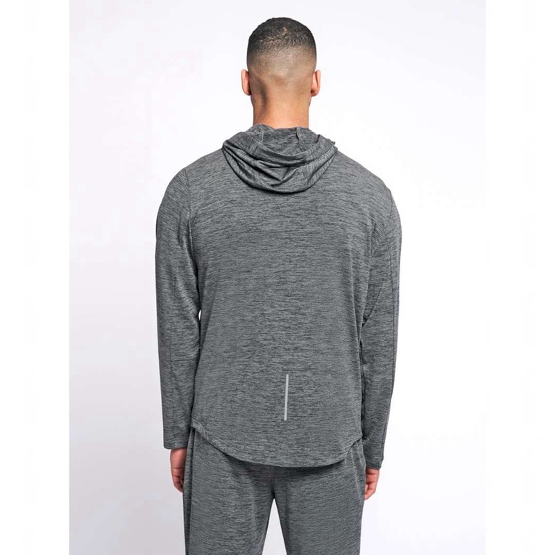 Hummel Aston Zip Hoodie Herren Grau | 197347-292