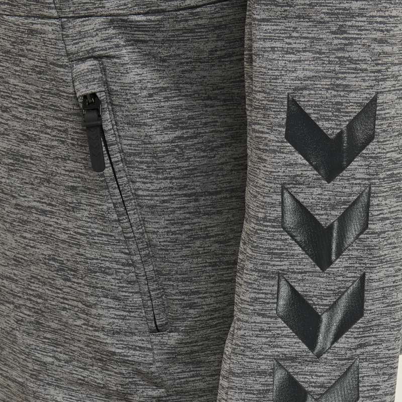 Hummel Aston Zip Hoodie Herren Grau | 197347-292