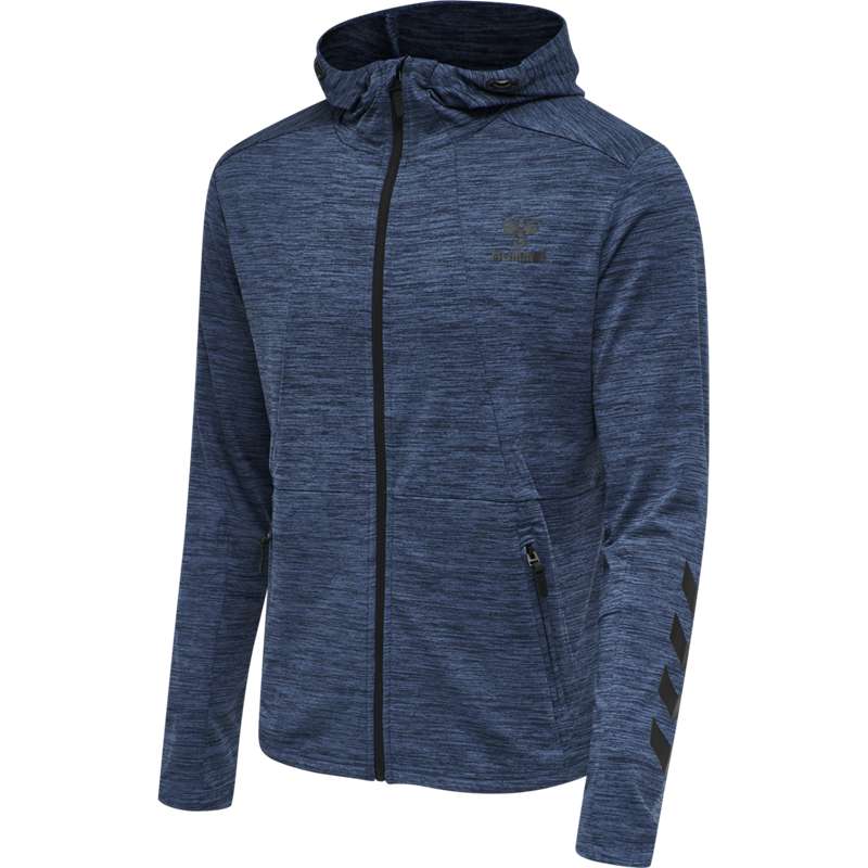 Hummel Aston Zip Hoodie Herren Schwarz | 131282-125