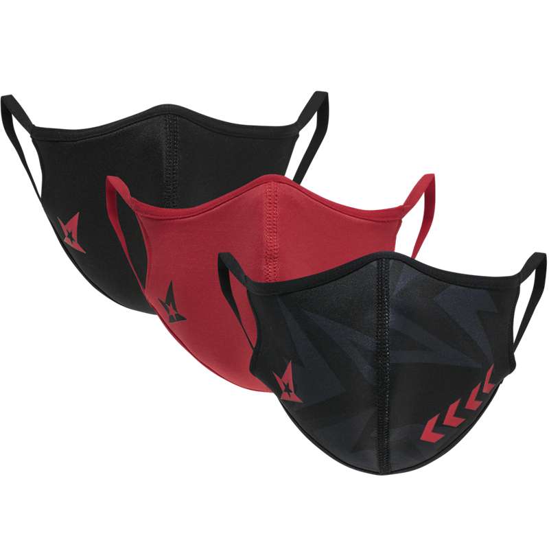 Hummel Astralis - 3 Pack Maske Herren Schwarz | 934153-321