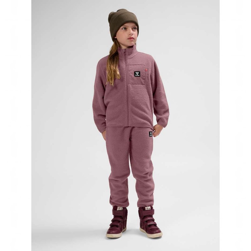 Hummel Atlas Fleece Zip Jacken Kinder Rosa | 121298-590