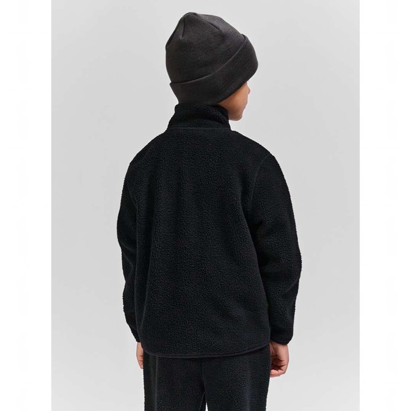 Hummel Atlas Fleece Zip Jacken Kinder Schwarz | 059002-974