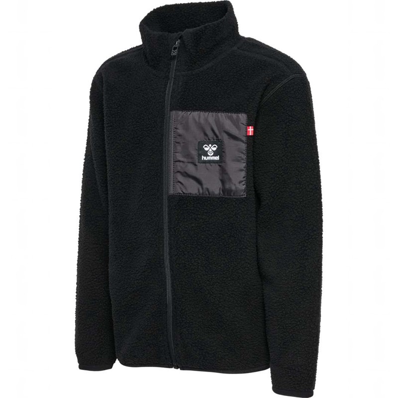 Hummel Atlas Fleece Zip Jacken Kinder Schwarz | 059002-974