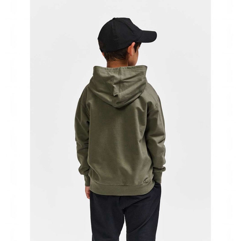 Hummel Atlas Hoodie Kinder Olivgrün | 915206-693
