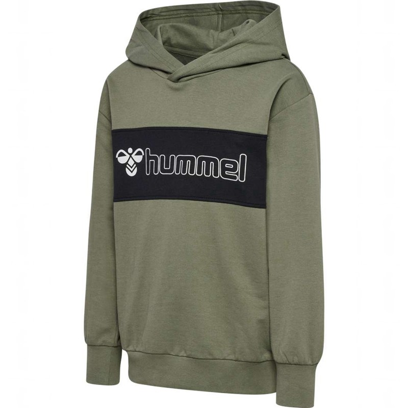 Hummel Atlas Hoodie Kinder Olivgrün | 915206-693