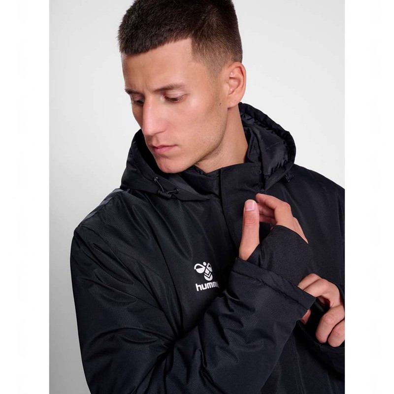 Hummel Authentic Bench Jacken Herren Schwarz | 144663-852