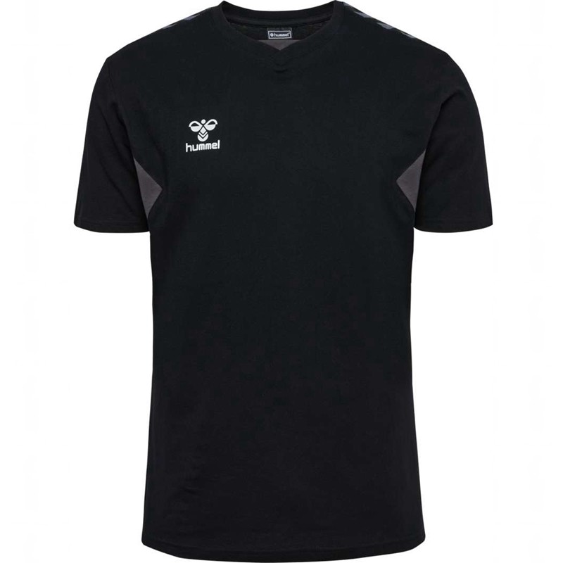Hummel Authentic Co S/S T-shirts Herren Schwarz | 501997-746