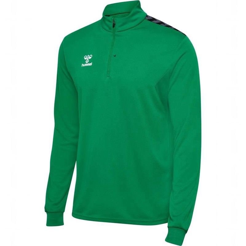Hummel Authentic Half Zip Sweat Kurze Hose Herren Grün | 762716-931
