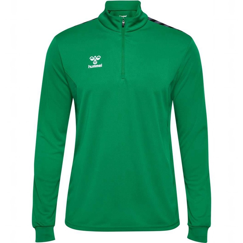 Hummel Authentic Half Zip Sweat Kurze Hose Herren Grün | 762716-931