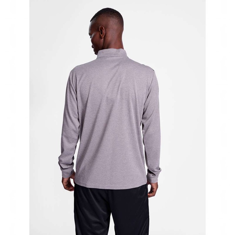 Hummel Authentic Half Zip Sweat Sweatshirt Herren Grau | 857595-763