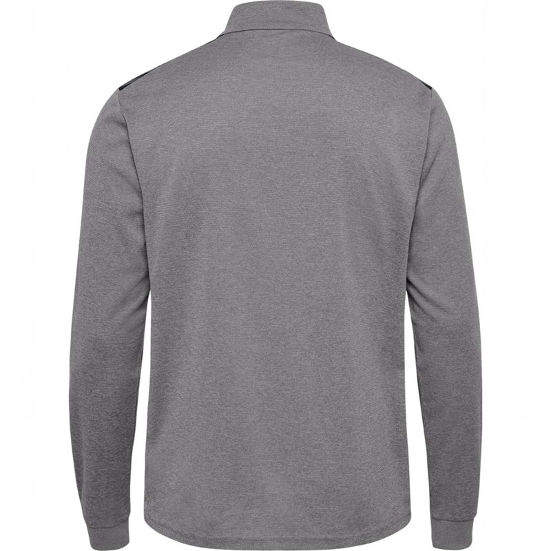 Hummel Authentic Half Zip Sweat Sweatshirt Herren Grau | 857595-763