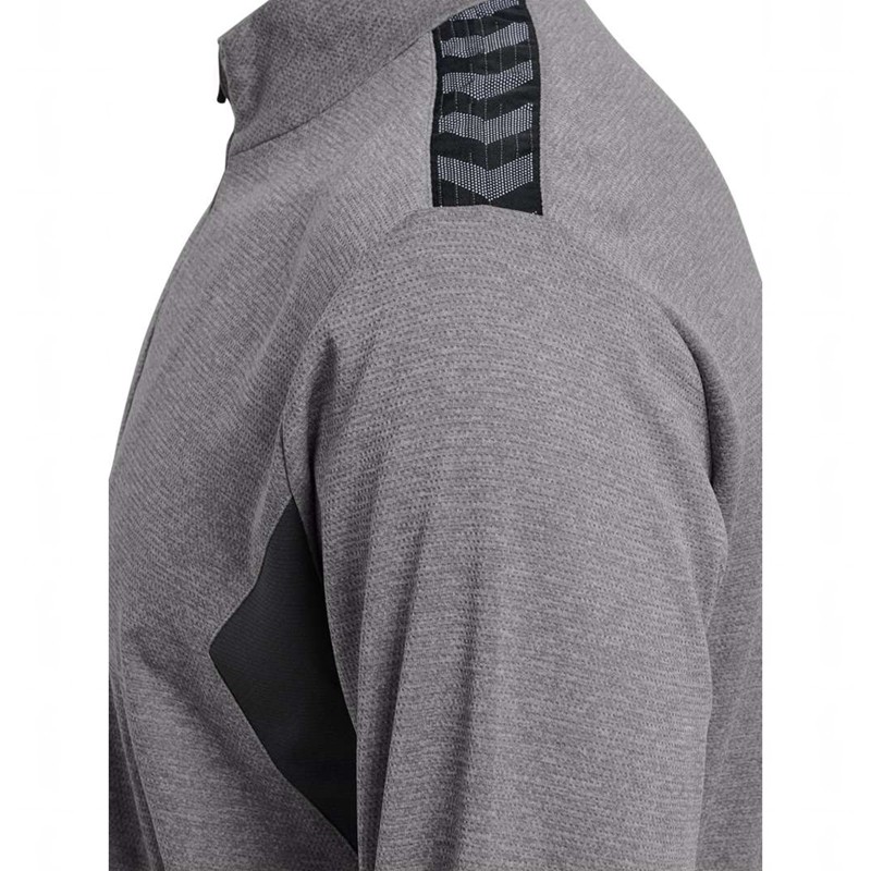 Hummel Authentic Half Zip Sweat Sweatshirt Herren Grau | 857595-763